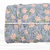Beth's Exclusive Powder Blue with Peach Floral and Sprigs Round Poly Swiss Dot Fabric (sold by half yards)