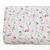 Beth's Exclusive Orchid Pansies and Lilies Round Poly Swiss Dot Fabric (sold by half yards)