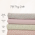 Beth's Exclusive Pink Petite Pansies and Lilies Round Poly Swiss Dot Fabric (sold by half yard)