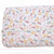 Beth's Exclusive Pink, Gold and Burgundy Sprigs French Terry Fabric (sold by half yards)