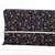 Pink, Gold and Burgundy Sprigs Poly Swiss Dot Fabric (sold by half yards)
