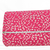 Red with White Dots 4 Way Stretch Crinkle Poly Fabric (sold by half yards)