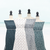Winter and Black Leaf Shadow Polyester Fabric (sold by half yards)
