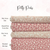 Dusty Rose Muted Floral Round Poly Swiss Dot Fabric (sold by half yards)