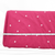 Red with White  Diamonds 4 Way Stretch Crinkle Poly Fabric (sold by half yards)