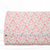 Pink and Tan Sprigs 4 Way Stretch Crinkle Poly Fabric (sold by half yards)