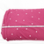 Four-Point Stars On Red Knit Swiss Dot (sold by half yards