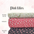 Peach Lilies and Vines Round Poly Swiss Dot Fabric (sold by half yard)