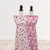 Beth's Exclusive Fuchsia Meadow Floral 4-way Stretch Crinkle Poly Fabric (sold by half yards)