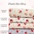 Beth's Exclusive Tan and Pink Double Rose Floral 4-way Stretch Crinkle Poly Fabric (sold by half yards)