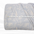 Powder Blue Botanical Leaves Brushed Rib Knit Fabric (sold by half yards)