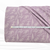 Mauve Botanical Leaves 4-way Stretch Crinkle Poly Fabric (sold by half yards)