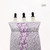 Beth's Exclusive Plum Floral Clusters Penny Size Linen Swiss Dot Fabric (sold by half yards)