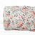 Beth's Exclusive Pink And Peach Flowers Variegated Rib Knit Fabric (sold by half yards)