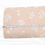 Beth's Exclusive Light Peach Sprigs 4 Way Stretch Crinkle Poly Fabric (sold by half yards)