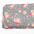 Beth's Exclusive Brown, Pink And Peach Flowers Penny Size Swiss Dot Fabric (sold by half yards)