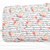 Beth's Exclusive Striped Pink And Peach Flowers Penny Size Swiss Dot Fabric (sold by half yards)