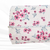Beth's Exclusive Magenta Floral and Stems 4 Way Stretch Crinkle Poly Fabric (Sold by half yards)
