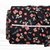 Beth's Exclusive Black Warm Autumn Sprigs Penny Size Linen Swiss Dot Fabric (sold by half yards)