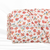 Burnt Orange Flora Penny Size Linen Swiss Dot Fabric (sold by half yards)