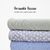 Beth's Exclusive Lilac Fronds Penny Size Linen Swiss Dot (sold by half yards)