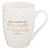 She is Clothed Gold Dot Coffee Mug
