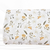 Beth's Exclusive Silver Autumn Splendor Penny Size Linen Swiss Dot Fabric (Sold by half yards)