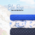 Blue Roses Fantasy Penny Size Linen Swiss Dot Fabric (sold by half yards)