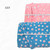 Beth's Exclusive Aqua With Pink And White Flowers 4 Way Stretch Crinkle Poly Fabric (sold by half yards)