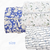 Beth's Exclusive Blue-Gray Eucalyptus + Stripes Penny Size Linen Swiss Dot Fabric (Sold by half yards)