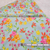 Beth's Exclusive Bold Summery Florals on Seafoam 4 Way Stretch Crinkle Poly (sold by half yards)