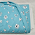 Beth's Exclusive Bud and Blooms on Aqua 4 Way Stretch Crinkle Poly (sold by half yards)