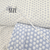Beth's Exclusive Pale Blue Palm Leaf 4-way Stretch Crinkle Poly Fabric (sold by half yards)