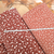 Beth's Exclusive Red Petite Flowers 4 Way Stretch Crinkle Poly Fabric (sold by half yards)