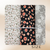 Beth's Exclusive Orange Blooms on White Speckled Poly Swiss Dot Circles (sold by half yards)