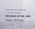 Blessed Is The Man Birthday Card 4x9