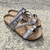 Outwoods Pewter Sandals Size 10