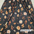 Beth's Exclusive Fall Foliage on Black Knit Swiss Dot Fabric (sold by half yards) Beth's Exclusive Fall Foliage on Black Knit Swiss Dot Fabric (sold by half yards)