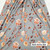 Sage/Dark Gray Large Fall Floral Knit Swiss Dot Fabric (sold by half yard) Sage/Dark Gray Large Fall Floral Knit Swiss Dot Fabric (sold by half yard)