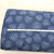 Beth's Exclusive Botanical Leaves on Dark Blue Round Poly Swiss Dot (sold by half yards)
