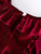 Burgundy Velvet Girl's Dress