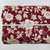Beth's Exclusive Cream Florals on Ruby Poly Rib Knit Fabric (sold by half yards) Beth's Exclusive Cream Florals on Ruby Poly Rib Knit Fabric (sold by half yards)