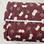Beth's Exclusive Cream Florals On Red Knit Swiss Dot Fabric (sold by half yards) Beth's Exclusive Cream Florals On Red Knit Swiss Dot Fabric (sold by half yards)
