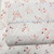 Beth's Exclusive Coral Bells and Stems on Lacey Silver 4-Way Stretch Crinkle Poly (sold by half yards)
