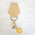 Butterfly, Flower, And Bee Keychain