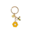 Butterfly, Flower, And Bee Keychain