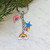Rainbow, Moon, And Star Keychain