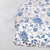 Beth's Exclusive Vintage Blue Florals 4 Way Stretch Crinkle Poly Fabric (sold by half yards)