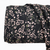 Black and Pink Cherry Blossom Floral 4 Way Stretch Crinkle Poly Fabric (sold by half yards)