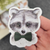 Raccoon Waterproof Sticker